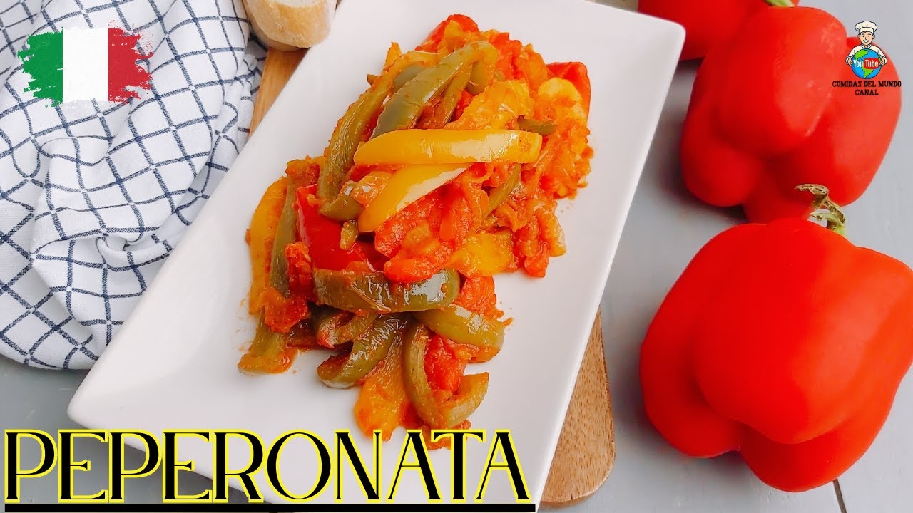 "Peperonata: El Secreto Mejor Guardado de la Cocina Italiana 🤫🇮🇹"