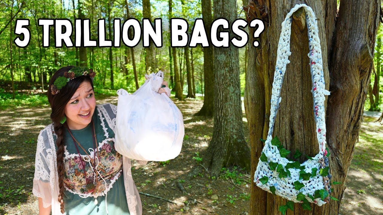 How to Make Plastic Yarn Out of Old Shopping Bags
