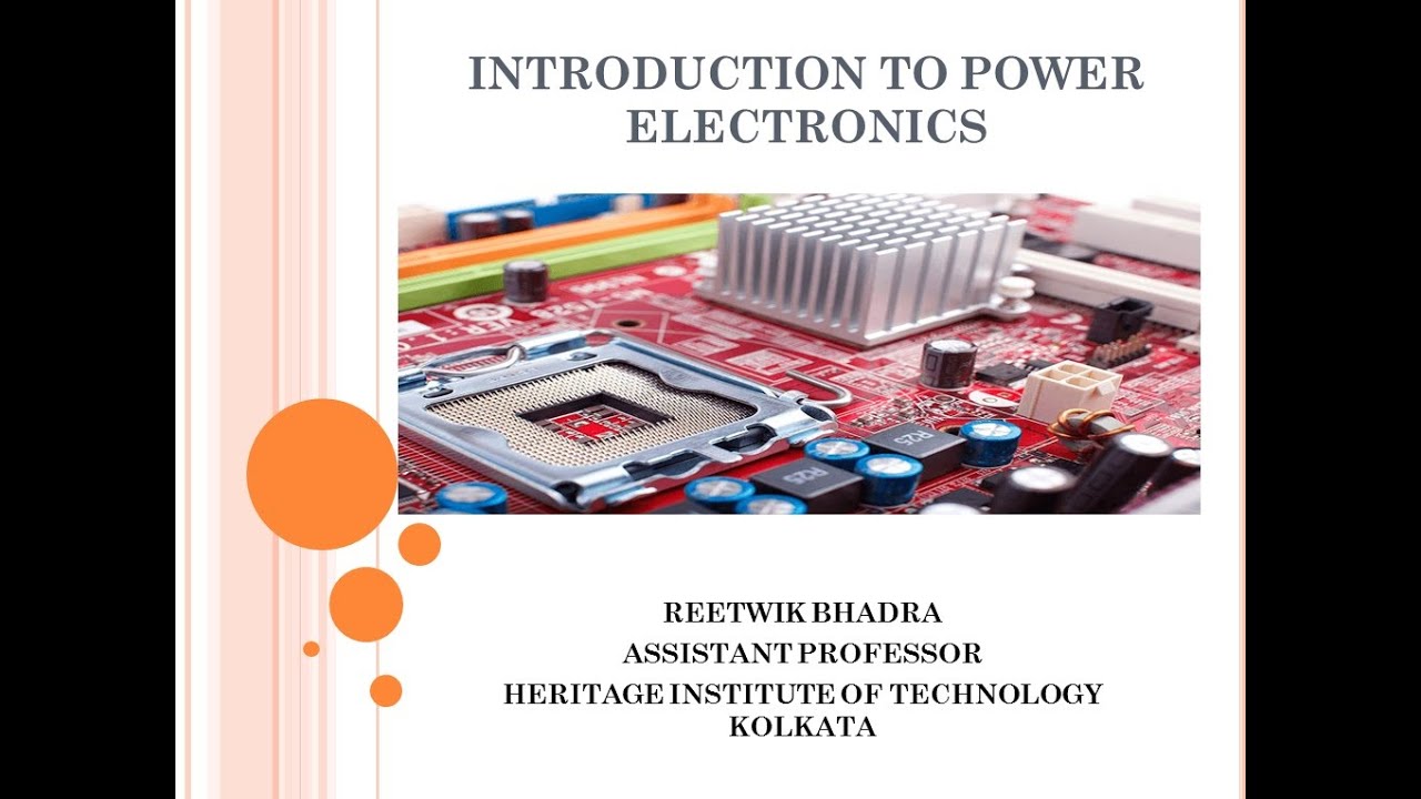 Introduction to Power Electronics.
