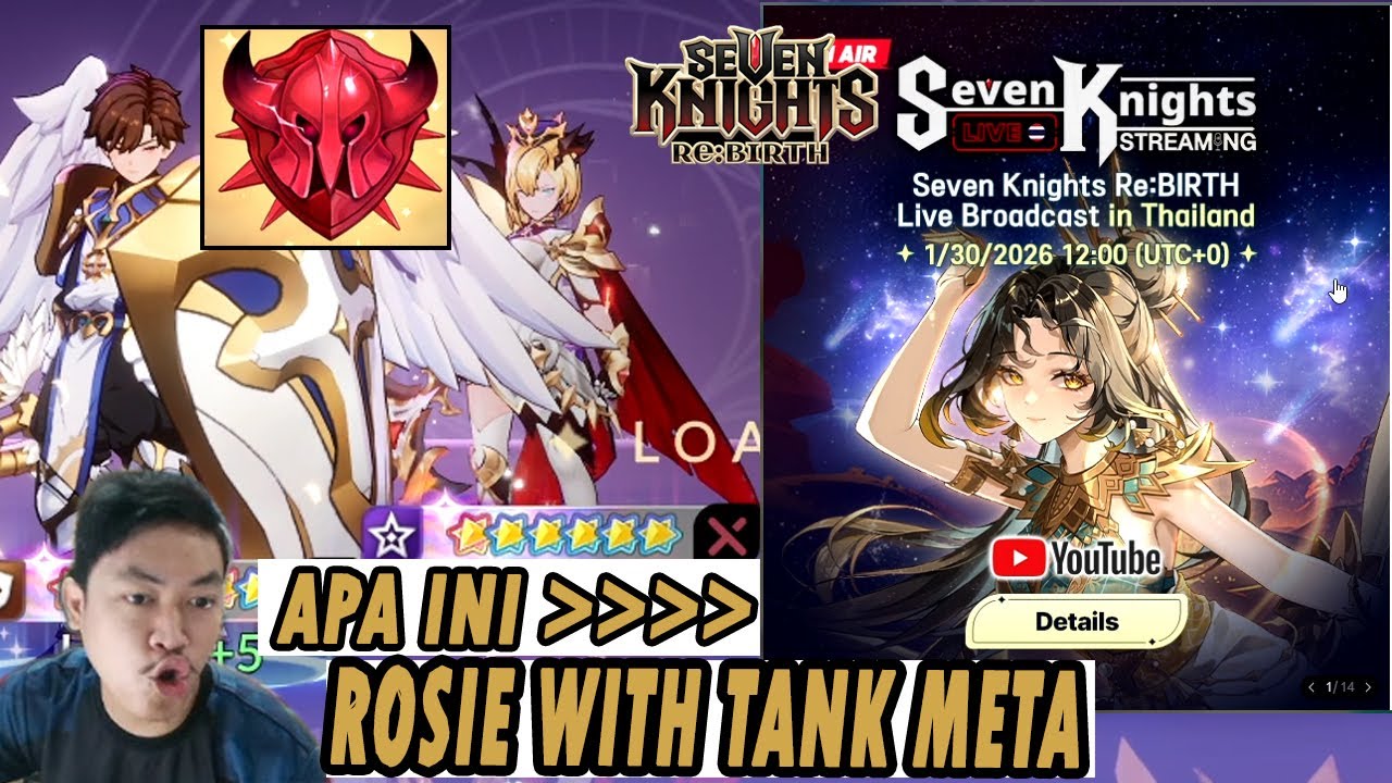 🔥🔥PASTI BANSOS! 7KREBIRTH LIVE IN THAILAND ? ARENA CHALLENGER WITH ROSIE! - SEVEN KNIGHTS RE:BIRTH