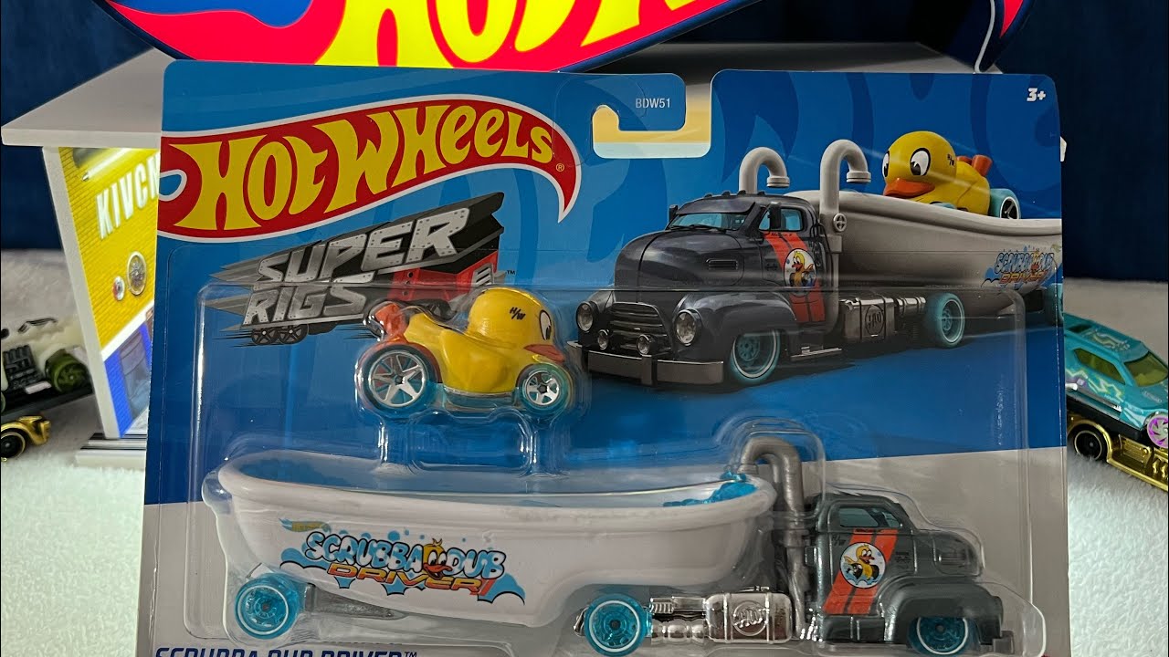 Hot Wheels Super Rigs- Scruba Dub Driver @joebuddy100  🚛🦆