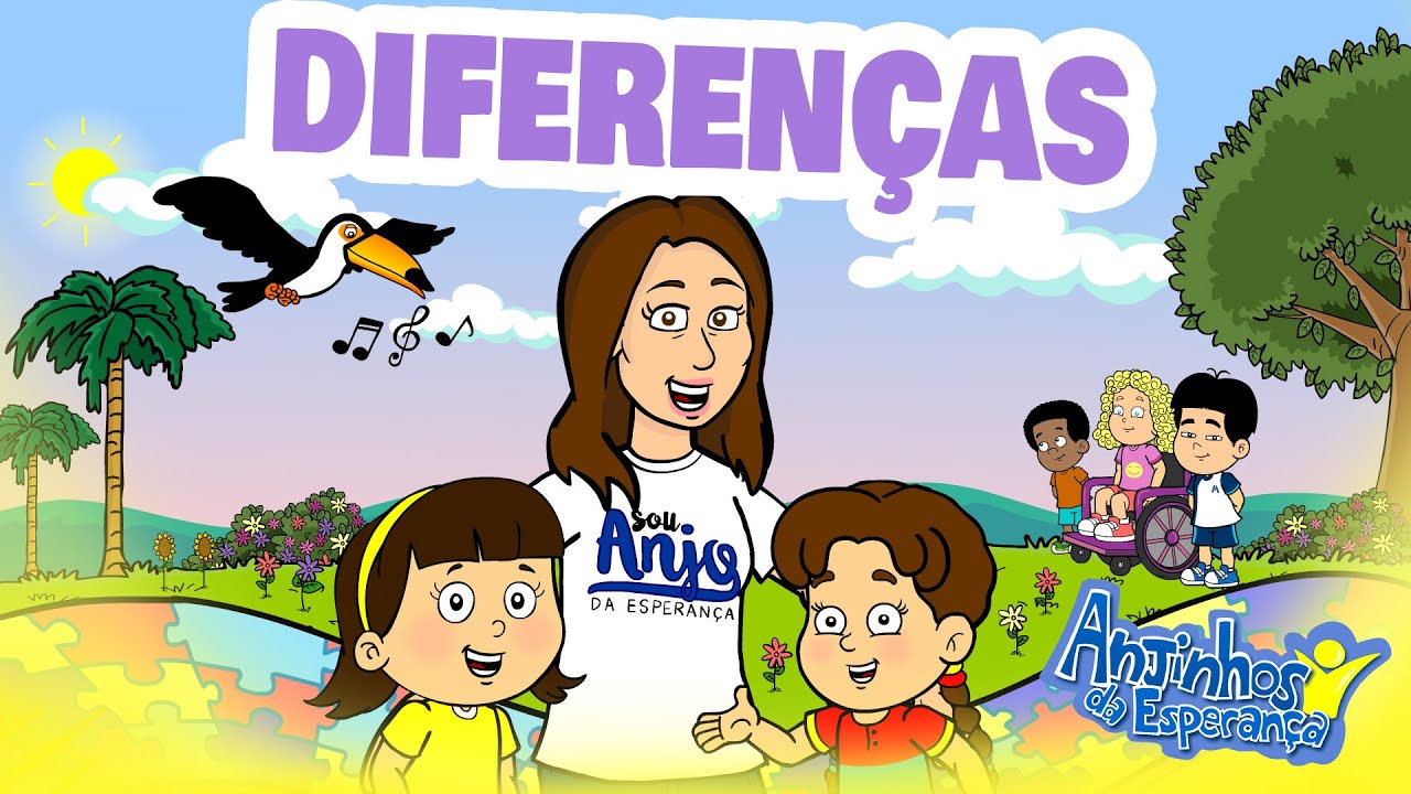🎶 Diferenças - @TiaCeceu , Aninha e Rebeca 💙🧩 | Anjinhos da Esperança - (Clipe)