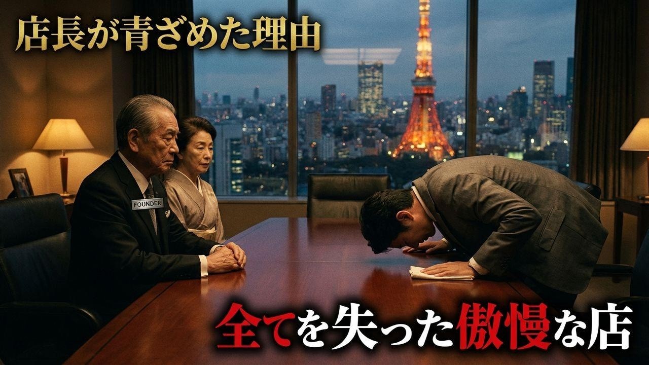 「ボロい格好で来るな」と嘲笑された老夫婦。翌日、店長に届いた本社の通告で店が消えた。