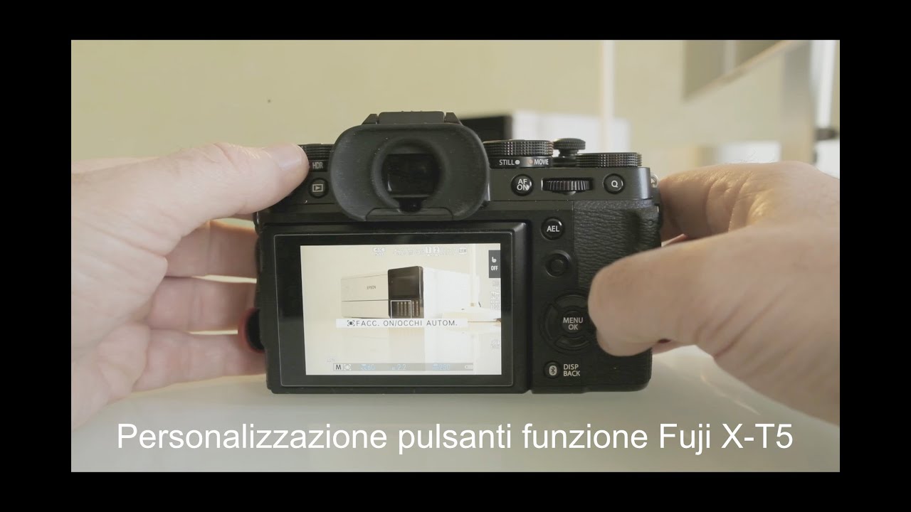 Programmare i tasti funzione Fuji X-T5