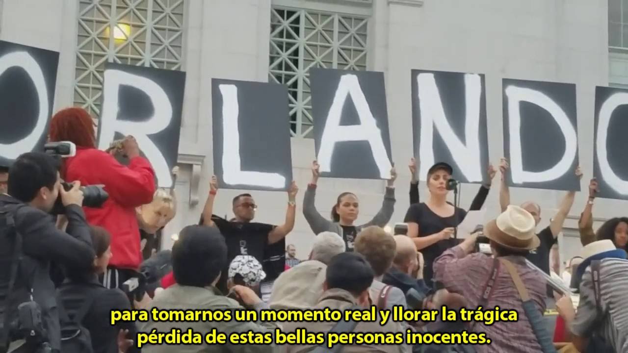 Discurso de Lady Gaga en memoria de las víctimas de la masacre en Orlando