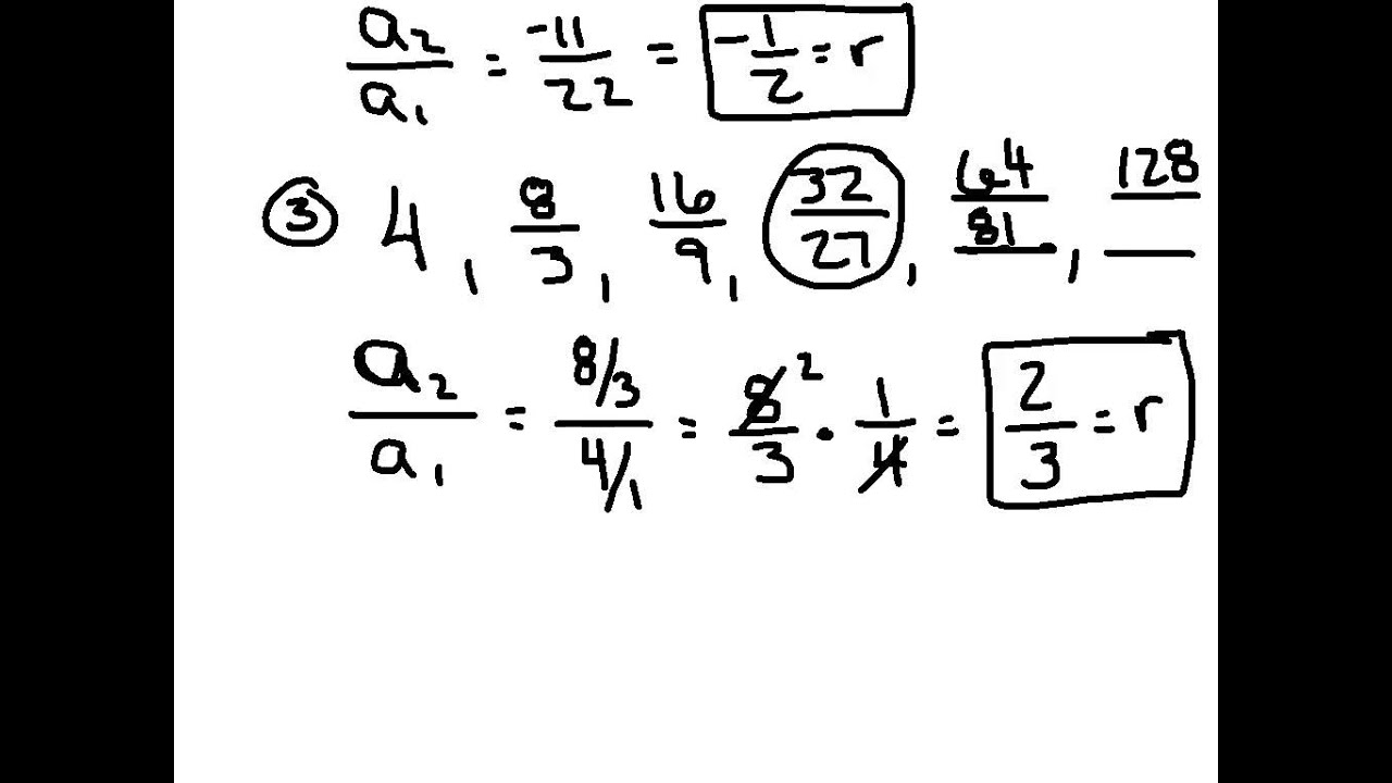 GEOMETRIC SEQUENCE