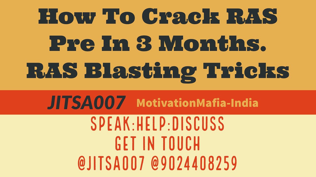 Tricks For RAS Pre &reg; How To Crack RAS Pre In 3 Months