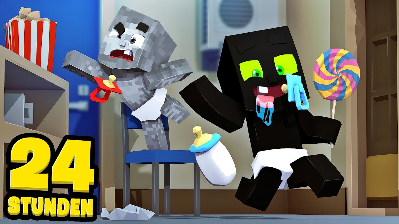 24 STUNDEN ALS BABYS! - Minecraft [Deutsch/HD]