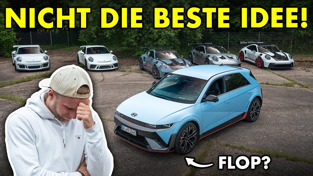 BLAMAGE auf PORSCHE TREFFEN? | Porsche-Fahrer reagieren auf Hyundai IONIQ 5 N | ​⁠@maltedrivescars