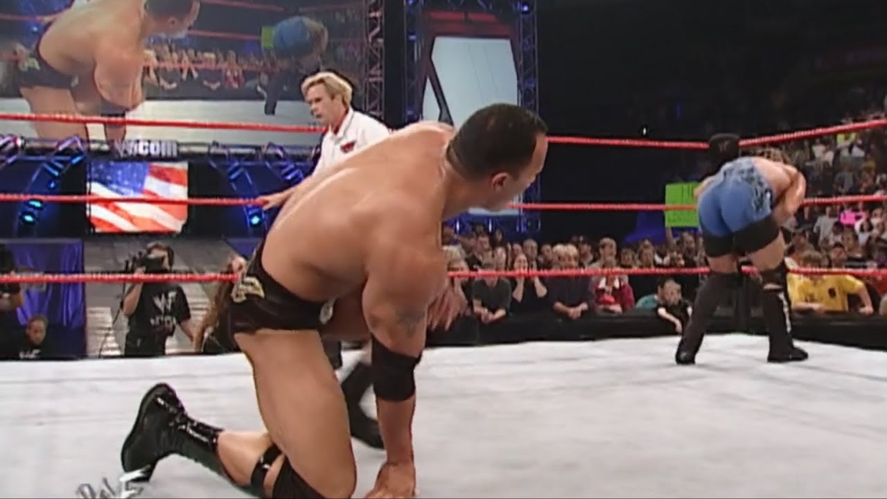 The Rock vs Rob Van Dam w/Stephanie Mcmahon Part 2