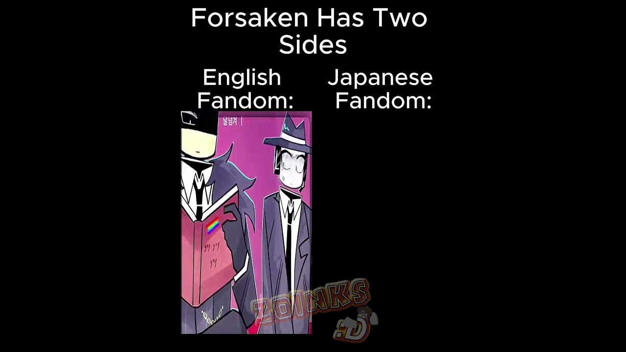 two different sides (IM NOT HATING ON ANYONE OK?) #forsaken #fanmade #fandom #japan #cute #roblox