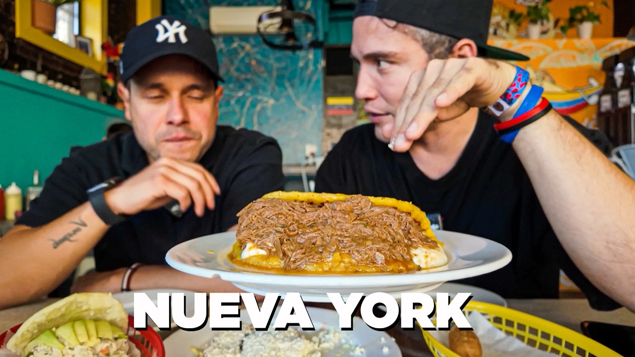 Arepa, cachapa, tequeños rellenos, empanadas - Probando comida venezolana en Brooklyn