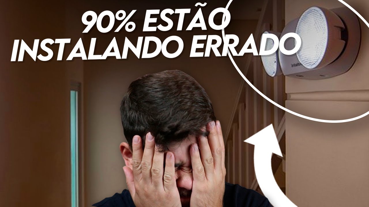 ALERTA de Instalação INCORRETA: Descubra os Erros cometidos na Iluminação de Emergência