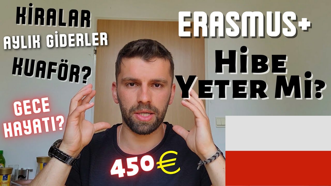POLONYA'DA AYLIK MASRAFLAR - Hibe Yeterli Mi? (Kiralar, Market, Gece Hayatı, Kuaför)