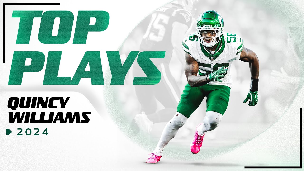 Quincy William's Top Plays of 2024 | Highlights | New York Jets