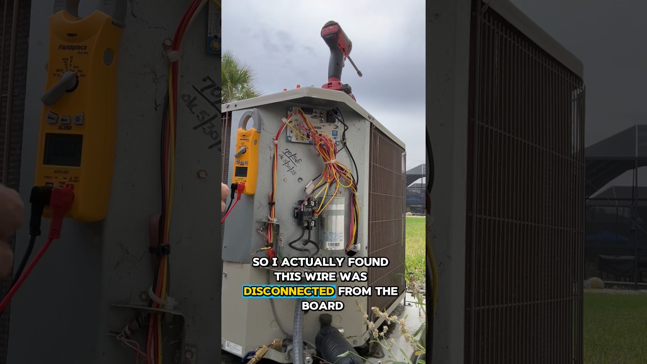 Was This HVAC Sabotage? Wire Pulled Out Of The Control Board!