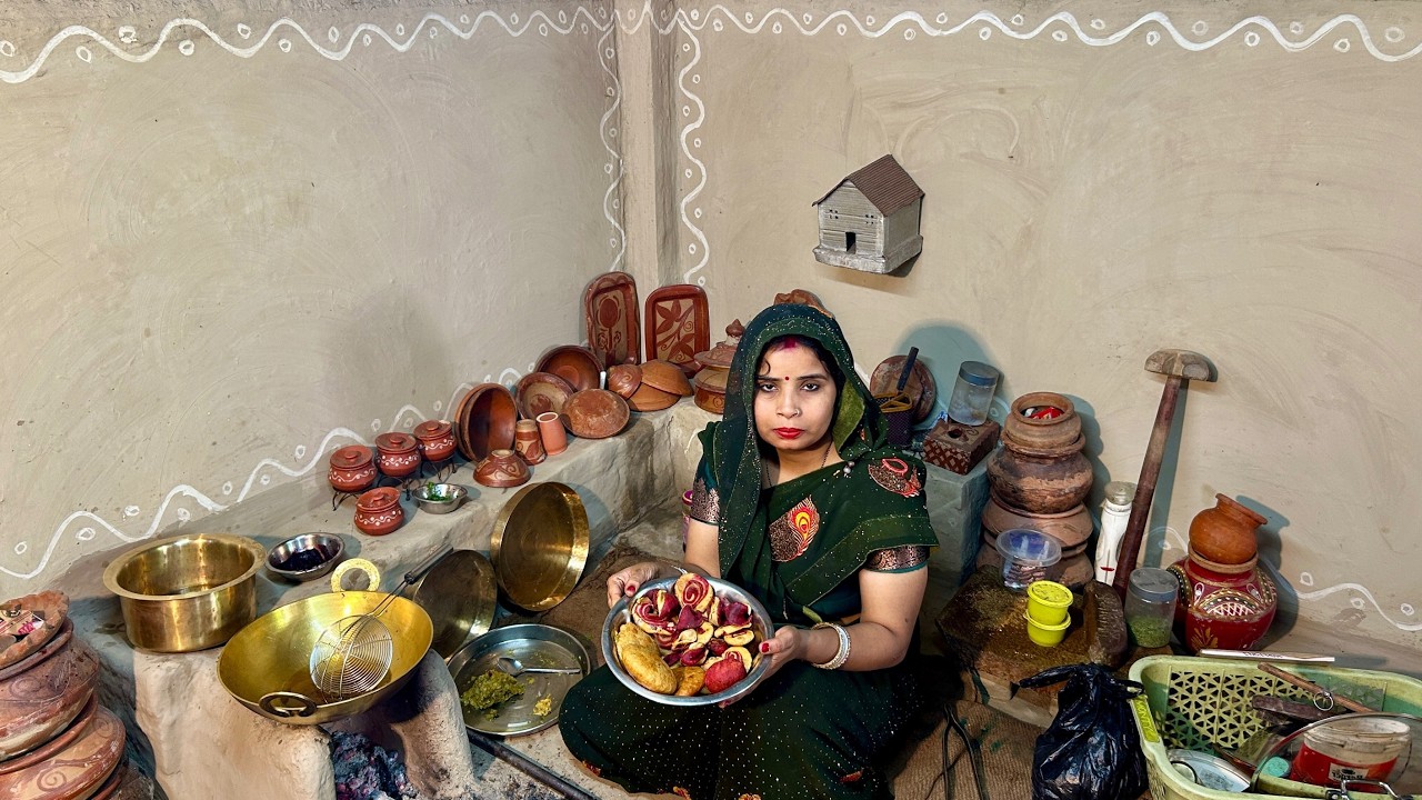 🔴 LIVE: चूल्हे पर होली स्पेशल देसी नाश्ता | Holi Special Breakfast #VillageFood #LiveCooking