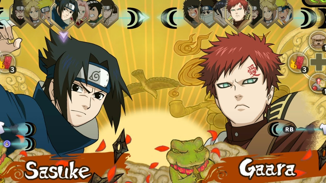 SASUKE VS GAARA ➤ NARUTO Ultimate Ninja STORM 1 Fight (2023) | Anime Game on PC & PS5