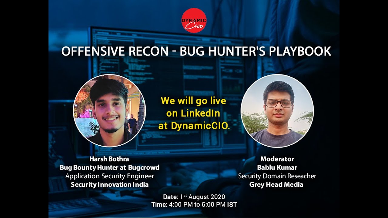 Offensive Recon - Bug Hunter's Playbook #bugbounty #infosec