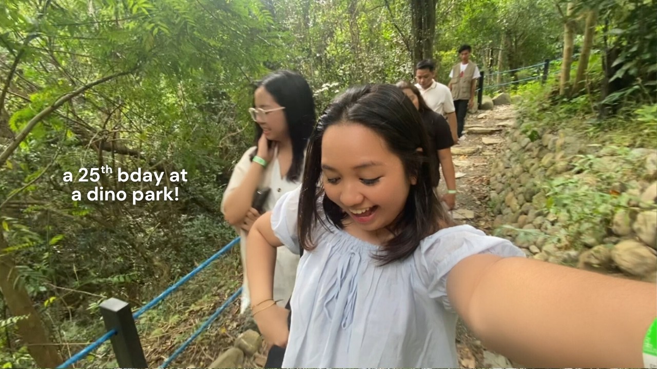 VLOGMAS 2025 01: kuya's 25th at George Point's Dino Park! 🦖🥳 | Shine Mendoza 