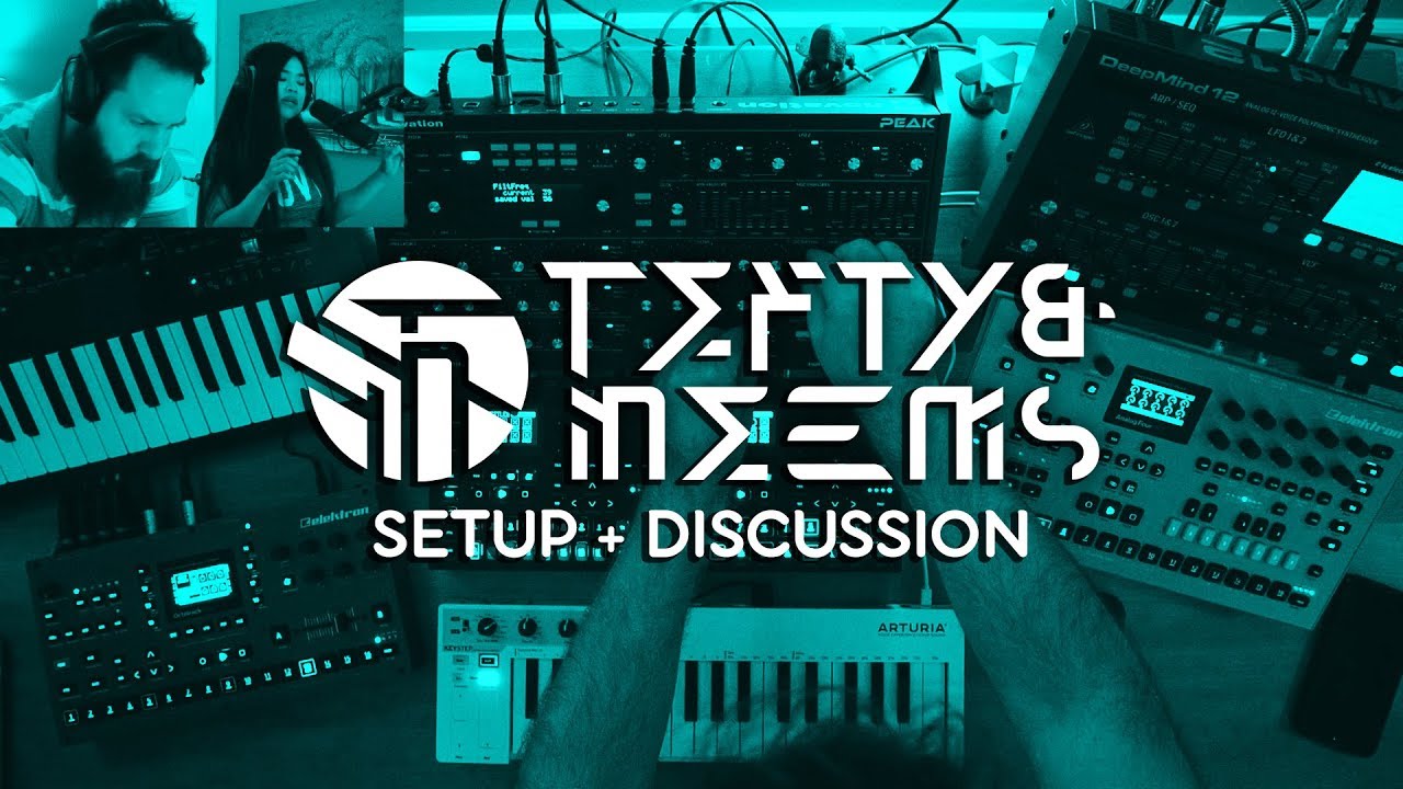 Setup & Discussion for Synthwave Record - Elektron Digitakt, Analog Four, Novation Peak, Deepmind 12