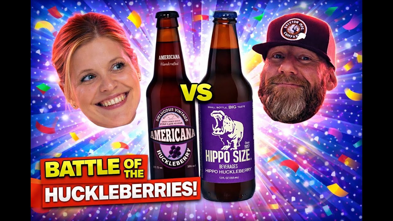 Which One Wins? 🔥Hippo vs Americana Huckleberry Soda | Zane & Jourdan