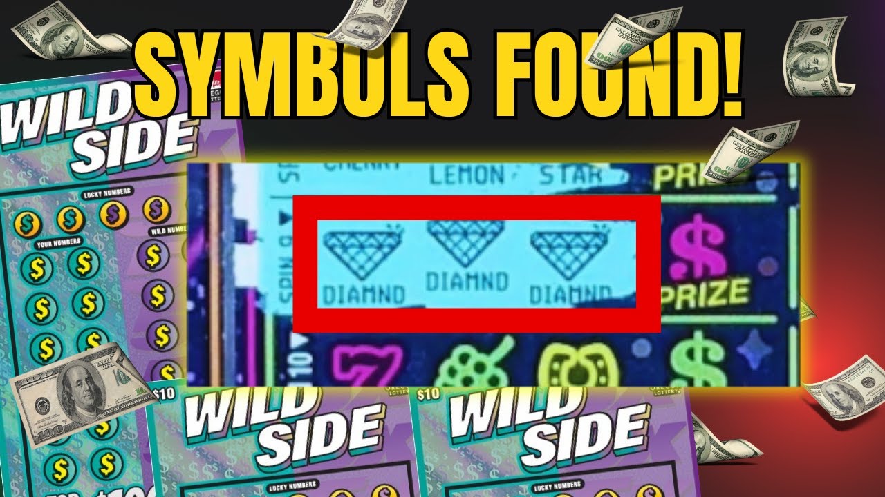 ✨SYMBOLS MATCH✨ WILD SIDE LOTTERY SCRATCH OFF TICKETS