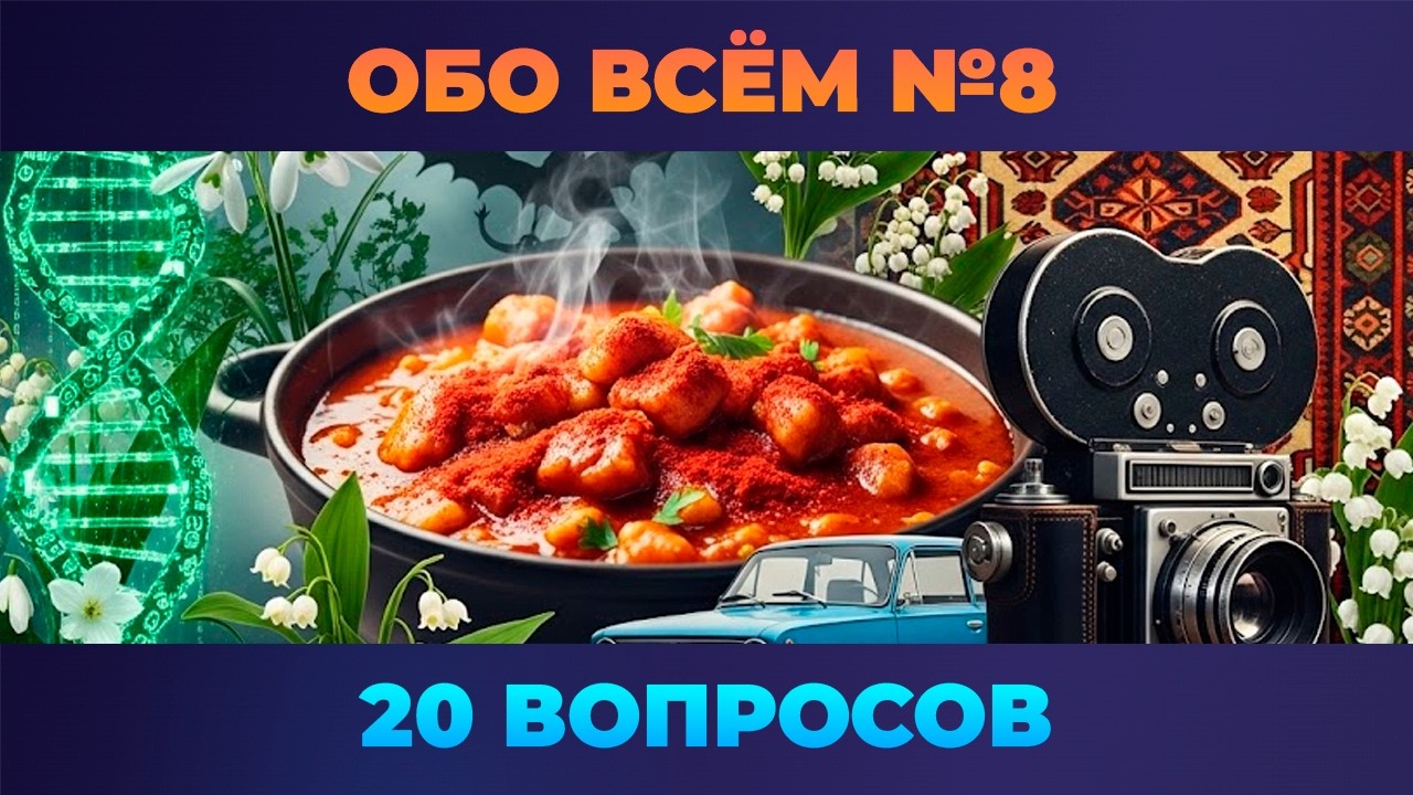 Шаговед Квиз - Обо всём #8 🧠 Вопросы из истории, географии, кино, экономики и не только