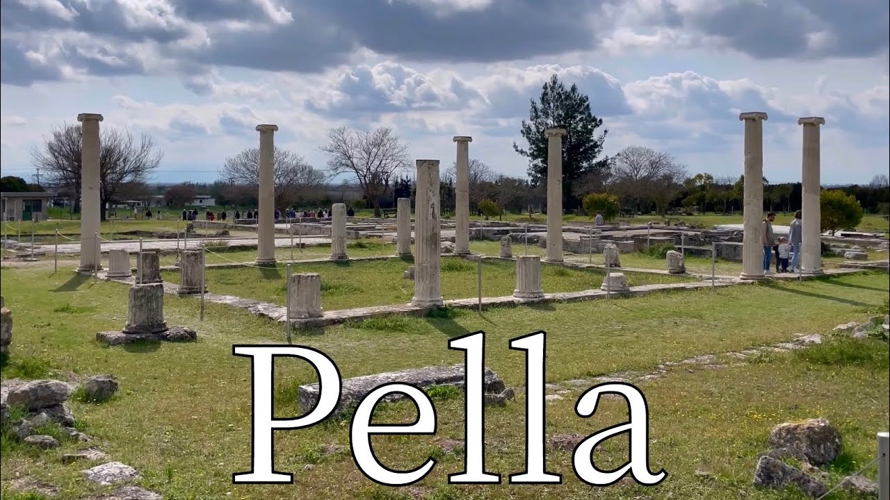Ancient Pella, Pella, Greece - by drone [4K]. #ancientgreece
