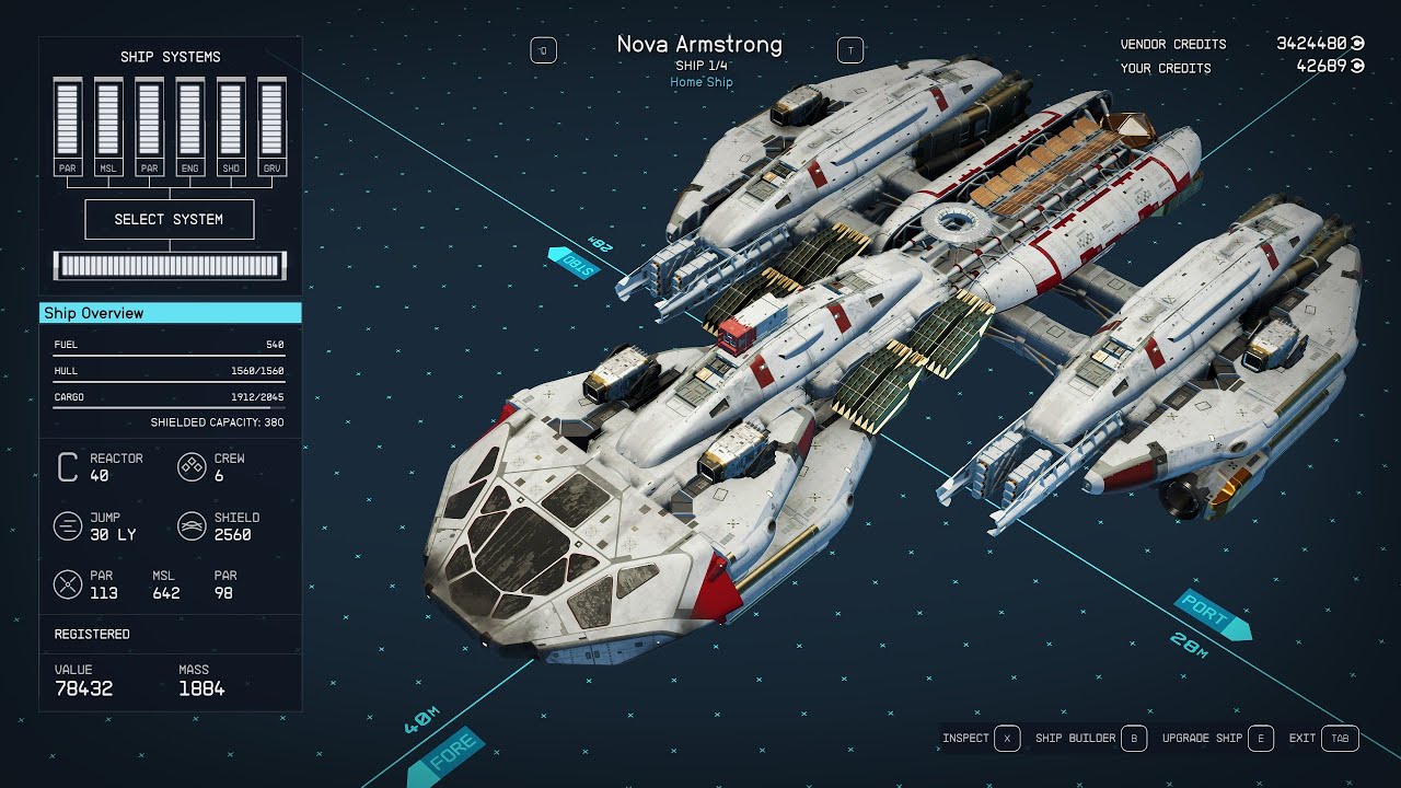 Starfield Ship Mechanics, Stats & Building Full Guide