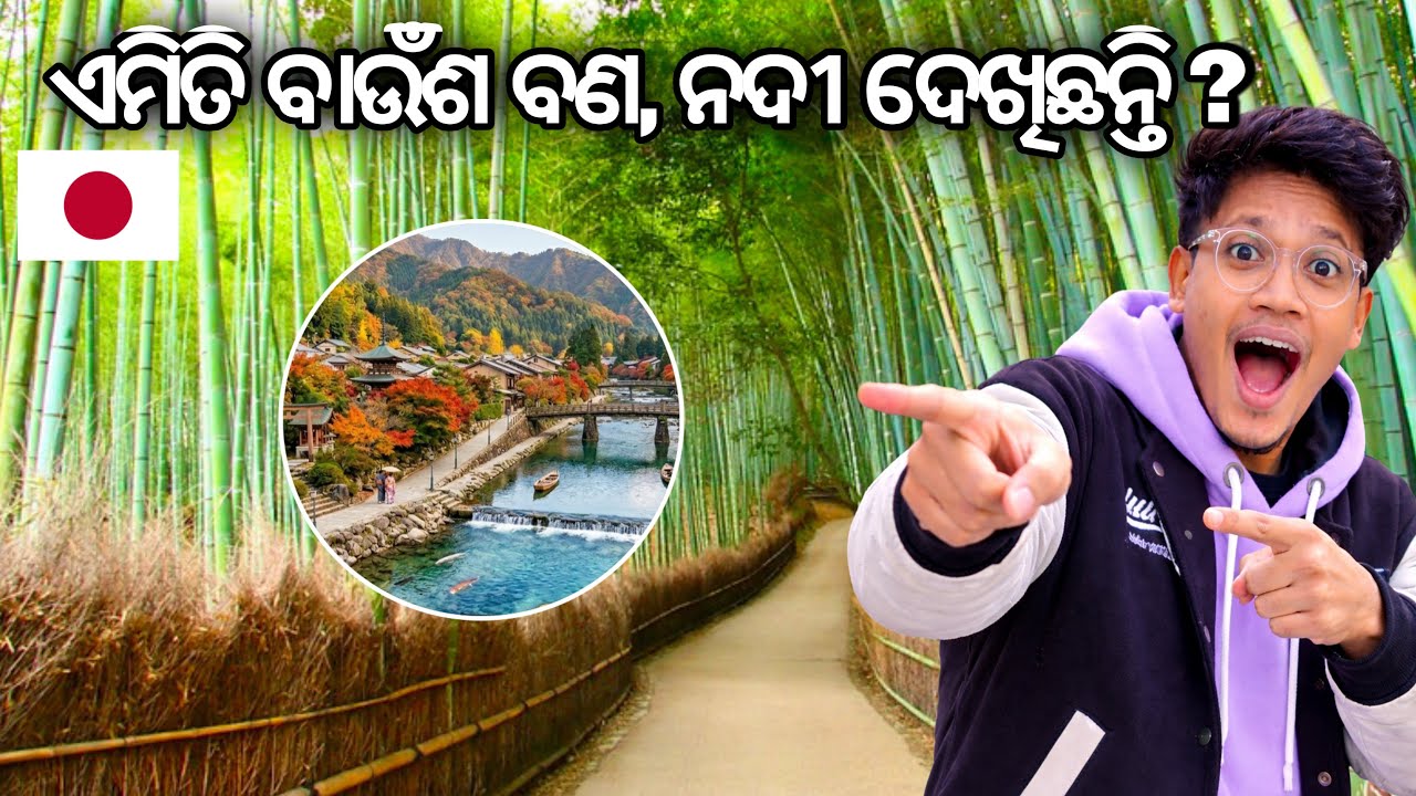 ଜାପାନ୍‌ର ପ୍ରସିଦ୍ଧ ବାଉଁଶ ଜଙ୍ଗଲ 😲 | Kyoto Bamboo Forest & Kamo River 🇯🇵