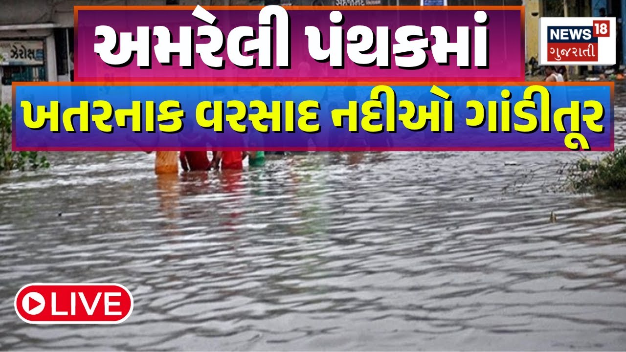 🟠Amreli Rain Updates LIVE | અમરેલી પંથકમાં કમોસમી વરસાદ પડયો | Saurashtra Rains | Rain Update