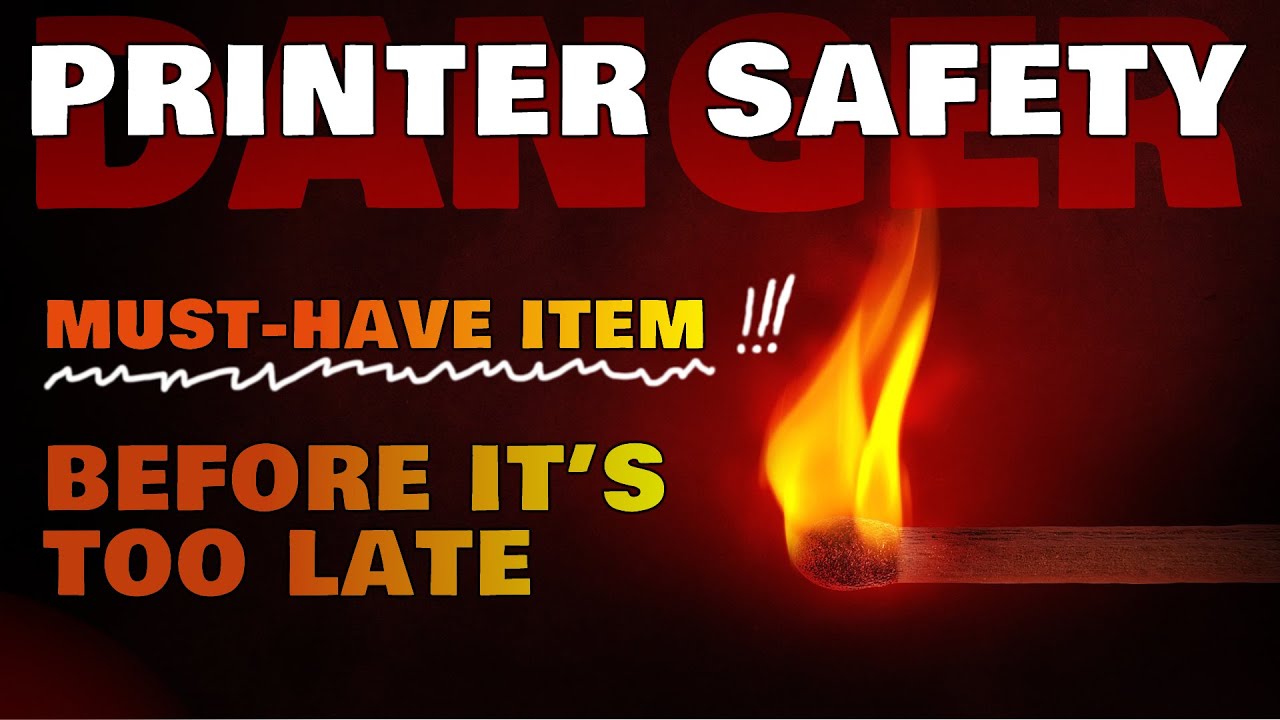 3D printer danger [FIRE PREVENTION] Wham Bam Cloud