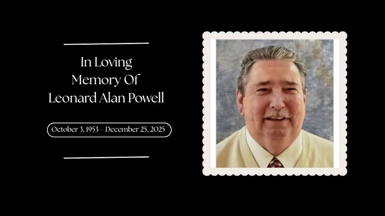 In memory of Leonard Alan Powell October 3, 1953- December 25, 2025