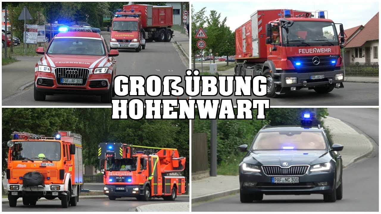 [Sirenenalarm | Feuer in Kloster] - Großübung für Feuerwehren und Rettungsdienste in Hohenwart!