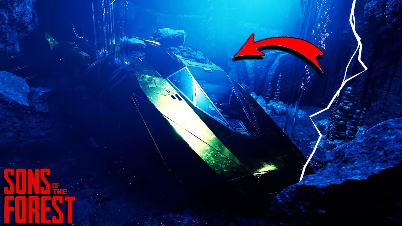 NEW CAVE EXPLORATION... A SPACE SHIP?! Where to find new Artifact | Sons Of The Forest PATCH 13