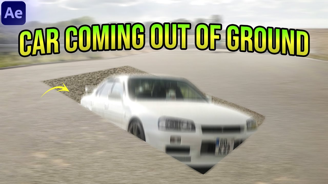 Car Coming Out of Ground Effect in After Effects