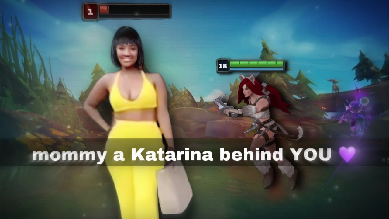 Mommy... KATARINA BEHIND YOU 🤗😱💜 | LoL + Dress to Impress