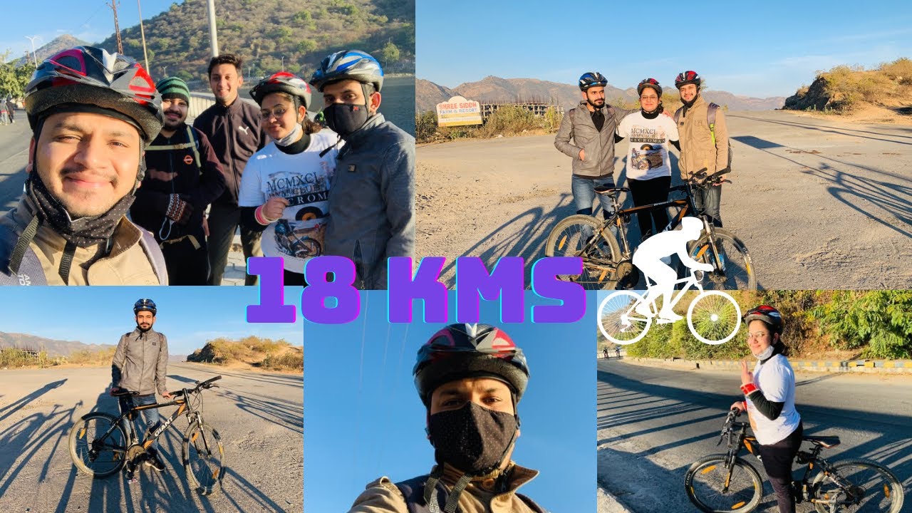 Exploring Udaipur On Cycle | 18 km Cycling at 6:30 AM 🥶🚴&zwj;♂️ | Udaipur Day 3 | Jagdish Temple