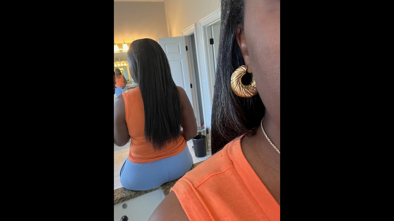 HOW TO| Blow Dry & Press Natural Hair