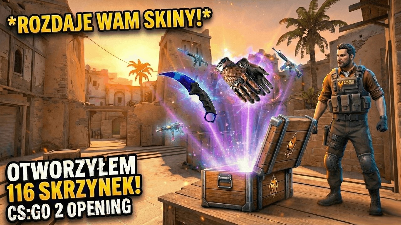 CS2 OPENING #1: OTWORZYŁEM PONAD 100 SKRZYNEK I ROZDAJĘ WAM SKIN! 🔥