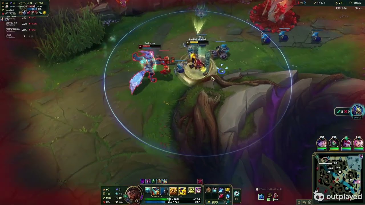 first combo on the K-Man