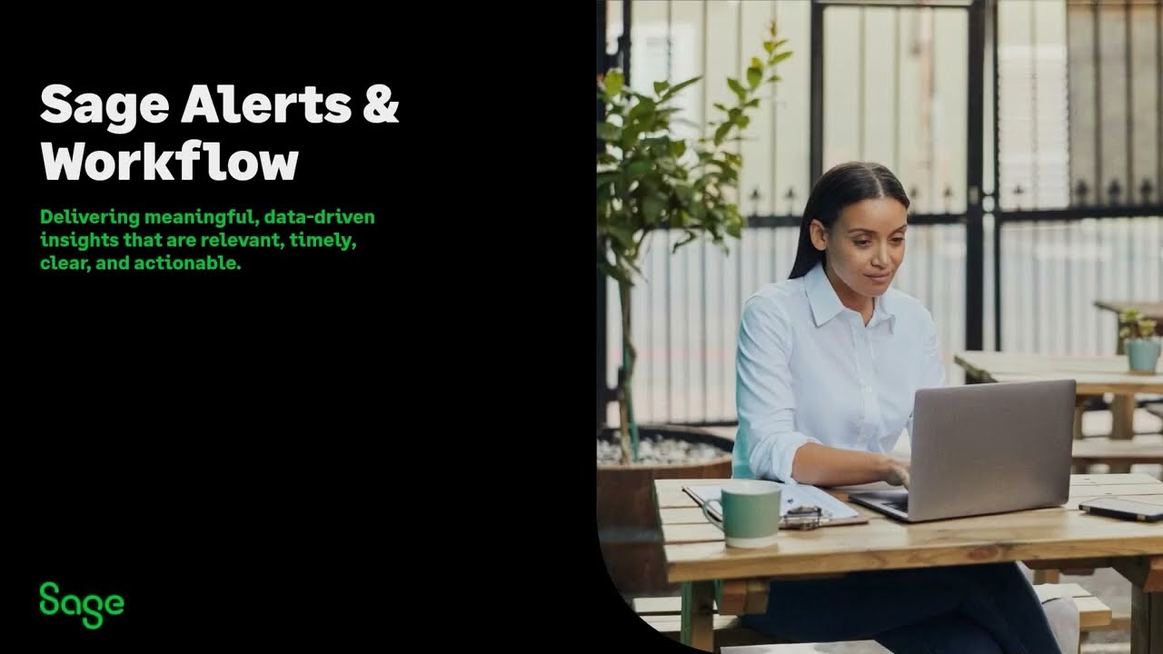 SAGE Alerts & Workflow BMS deck product overview Sage 100