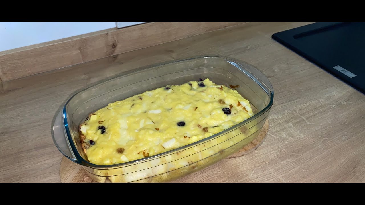 Grießauflauf mit Obst, schnell und einfach