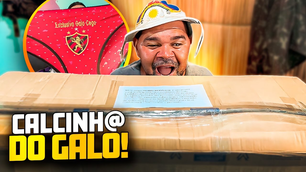 O MAIOR RECEBIDO DO CANAL ATÉ HOJE 😱 | RECEBIDOS DO GALO CEGO