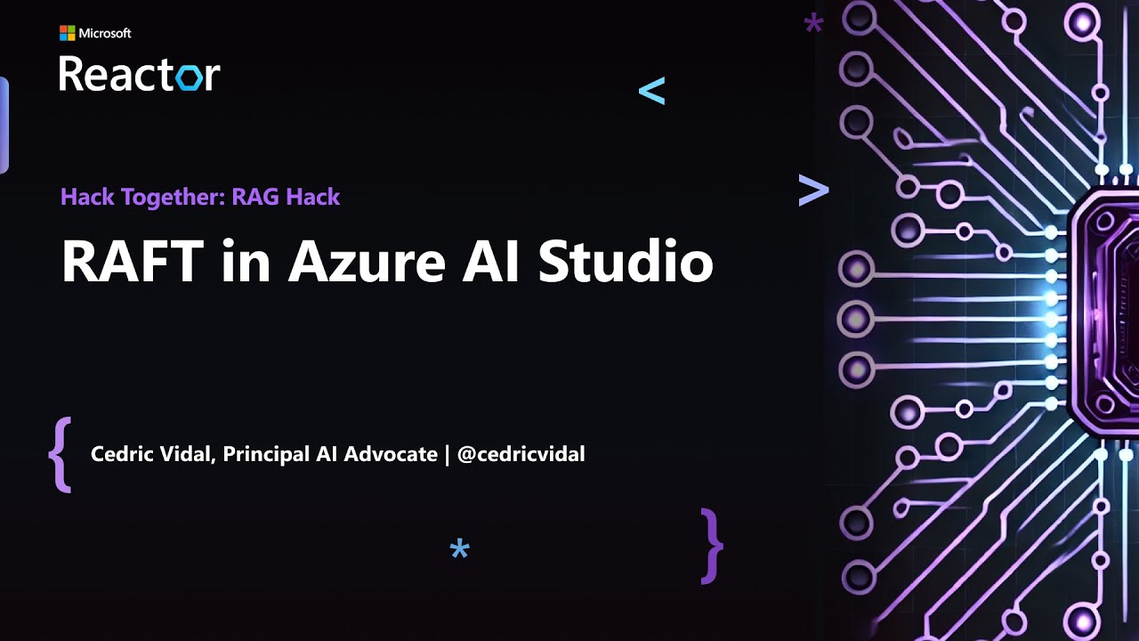 RAFT (RAG + Fine-tuning) in Azure AI Studio