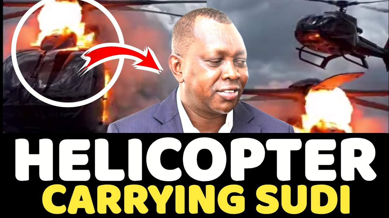 🔥Breaking News! HELICOPTER Carrying SUDI and Other MPs Burst on Fire In KABARNET!