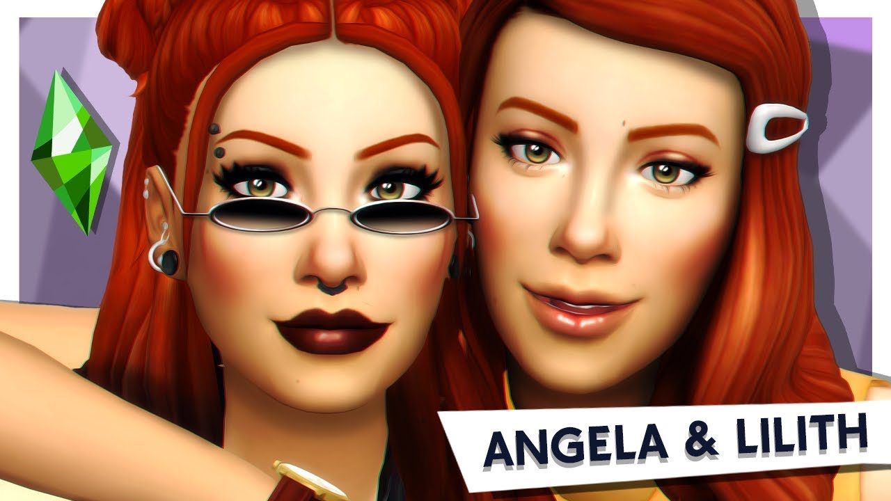 ANGELA & LILITH PLEASANT | The Sims 4 Townie Makeovers - Discover University + CC LIST