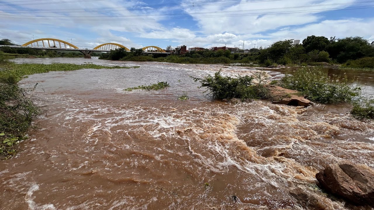 CHEIA NO RIO SALGADO EM ICÓ CEARÁ HOJE 15/02/2026