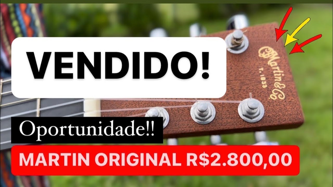VIOLÃO MARTIN BACKPACKER NYLON - Vendido!